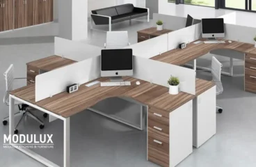 Maximize Small Offices with L Shape Modular Office Table in Mumbai